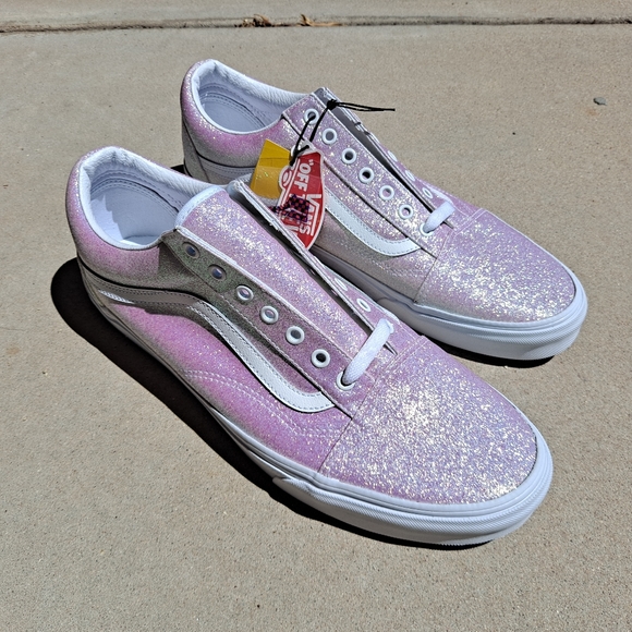Vans Shoes New Vans Old Skool Uv Glitter Pink Color Change With